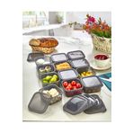 ASlife Home 12 Adet Sızdırmaz Kahvaltılık Saklama Kabı Seti 380 ml