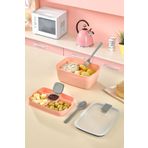 ASlife Home Vakumlu Hava Sızdırmaz Beslenme Kabı Sefer Tası Lunch Box 1200 ml