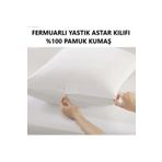 ASLIHAN 50*70 Cm Süper Kalite Beyaz Fermuarlı Yastık Astar Kılıfı Adet 10