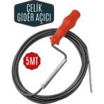 Asloka 5 Metre Spiral Gider Boru Açıcı