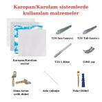 Asma Tavan Karolam, Pvc, Taşyünü Desen, 60X60 Cm, 8 Mm