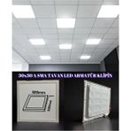 Asma Tavan LED Panel Işyeri, Ofis, Ev, Banyo Için Uygun 30X30 LED Klipin Panel - Beyaz