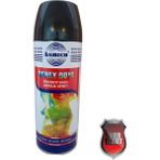 Asmaco Akrilik Sprey Boya 400 ml - Metal, Ahşap, Plastik, Seramik, Cam, Oto Yüzeylere Uygun Renkler - Parlak Siyah