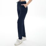Asn Concept Kadın Paçası Taş Baskılı Lacivert Renk Pantolon (Büyük Beden Seçeneğiyle) - 42