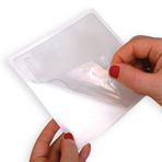 Aso CD DVD Zarfı Arkası Tam Yapışkanlı 13x13 cm Plastik Şeffaf 100 adet