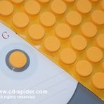 ASO CD Tutucu Eva Sünger 1000 adet (Sarı)