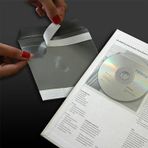 Aso Medya Plastik CD ve DVD Zarfı, Arkası Yapışkanlı, 100 mikron, 100 adet