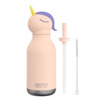 Asobu Bestie Unicorn Yalıtımlı Paslanmaz Çelik Pipetli Su Şişesi, 460 ml