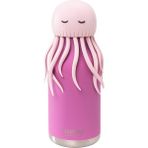 Asobu Jellyfish Bestie 460 ml Paslanmaz Çelik Suluk – Çocuk & Genç, Vakum Yalıtımlı, Pipetli - Pembe