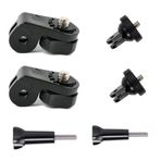 Asocea Action kamera tutacak Mount Universal Conversion adaptörü seti (1/10,2 cm 20) üç ayaklı sehpa Screw Mount için Sony cam Xiaomi veya GoPro ve diğer Action kamerası