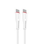 Asonic AS-X706 1 m 20W Type-C to Type-C Hızlı Beyaz Data + Şarj Kablosu