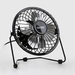 Asonic Metal Siyah Masaüstü Usb Fan
