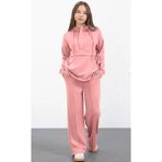Asortix Kız Çocuk 2 Iplik Kompakt Penye Tunik Alt&üst TAKIM-AÜT-0039 - 11 - 12 Yaş - Pembe