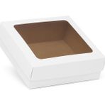 Aspak 15X15X6 Kraft Asetatlı Kutu- Hediye Kutusu- E-Ticaret Kargo Kutusu-10 Adet - Beyaz