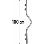 Aspar Çelik Kapı Çekme Kapı Kolu 100 cm - 1 Adet