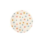 ASPARTAM Porselen Mazzo Servis Tabağı - Renkli - 25 cm