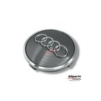 Asparts - Audi A4 - A5 - A6 8w 4g [ 2016 - 2022 ] Jant Göbek Arması 8w0601170 - Gri uyumlu