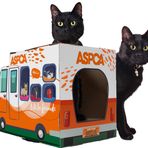ASPCA Kedi Evi ve Kedi Scratcher w/Bonus Catnip Dahil, Evlat Edinme Kamyon kedi Evi (CAS2030)
