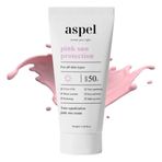Aspel Ton Eşitleyici ve Nemlendirici Yüksek Korumalı SPF50+ Pembe 50 ml Güneş Kremi