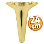 Aspen Lüks Mobilya Kanepe Koltuk Tv Ünitesi Konsol Yükseltici Ayağı Ayakları 24 Cm Gold Altın Ayak