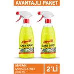 Asperox Sarı Güç 2 x 1l Sprey Ultra Yağ Çözücü Temizlik Ürünü ile Kolay Temizlik