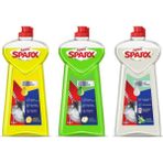 Asperox Sparx Bulaşık Deterjanı 1200 ml x 3 Limon - Elma - Aloevera Hassas Eller - miktar