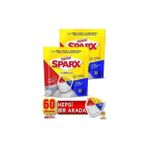 Asperox Sparx Bulaşık Makinesi Kapsülleri - 2 Paket (30'lu x 2) - 60 Yıkama - Üstün Temizlik ve Parlaklık, Kokusuz