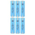 ASPİLSAN Aspilsan A28 Başlıksız Puntalı 3.7V 2900MAH 25A Discharge Şarjlı Li-Ion Pil 6 Adet Set