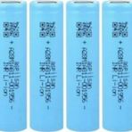 Aspilsan INR18650A28 - 3.7V 2900 mAh Li-ion Şarjlı Pil - 25A 4 Lü Paket