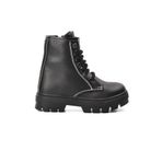 Aspor Arz 2301002-P Siyah İçi Kürklü Fermuarlı Unisex Çocuk Bot