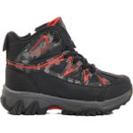 Aspor Siyah Kamuflaj Çocuk Trekking ve Outdoor Bot - Renkli
