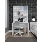 Asra Trend %100 Mdflam Raflı Çalışma Masası Bilgisayar Ofis Ders Masası Çm-03 - 192 x 100 x 60 - Beyaz