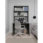 Asra Trend %100 Mdflam Raflı Çalışma Masası Bilgisayar Ofis Ders Masası Çm-03 - Antrasit - 192 x 100 x 60