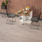ASRA TREND Beyaz & Petra KM-18 Katlanır Mutfak Masası ve Kiler Dolabı 70x93 cm%100 MDFLAM