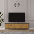 ASRA TREND Koyu Gri & Petra Desen T-05 Modern TV Ünitesi 160 cm%100 MDFLAM