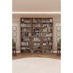 Asra Trend Lüks 24 Raf Ayarlanabilir Ev Ofis Kitaplık %100 MDF Dekoratif Kütüphane Kitaplık K24 - Petra