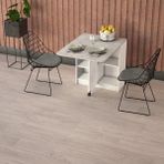 Asra Trend Lüks Katlanır Mutfak Yemek Masası %100 MDF Pratik Raflı Çalışma Masası KM21 - Retro Taşı Rengi