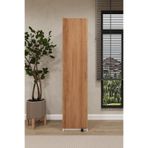 ASRA TREND MK19 Petra Kiler Dolabı – 40x180 cm Dar Alan Çok Amaçlı Dolap, 5 Raflı, Kapak İçi Bölmeli,%100 MDFLAM Erzak ve Mutfak Düzenleyici
