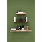 Asra Trend Modern 3'lü Uçan Raf Çok Amaçlı Duvar Rafı Organizer %100 Mdf Kitaplık Mutfak Banyo Rafı DRF05 - Sonoma