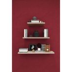 Asra Trend Modern 3'lü Uçan Raf Çok Amaçlı Duvar Rafı Organizer %100 Mdf Kitaplık Mutfak Banyo Rafı DRF05
