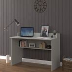 Asra Trend Modern Çalışma Masası %100 MDF Bilgisayar Ders Ofis Masası ÇM01 - 120 x 60 x 75 - Kül Rengi