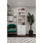 Asra Trend Modern Kapaklı Ayarlanabilir Ev Ofis Kitaplık %100 MDF Dekoratif Kitaplık K31
