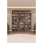 ASRA TREND Petra K-24 Modern Kitaplık ve Geniş Ofis Raf Ünitesi%100 MDFLAM