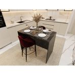 ASRA TREND Royal Mermer Desen MA-03 Modern Mutfak Adası 120x68 cm Geniş Yüzey Bar Masası Yemek Masası%100 MDFLAM Ada Mutfak Tezgahı