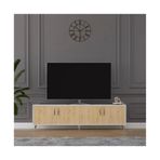 Asra Trend T-02 Beyaz-Safir Meşe TV Ünitesi
