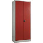 Asram Metal 4 Gözlü 5 Bölmeli Dosya Dolabı Kırmızı 92X40X198