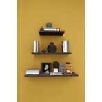 asratrend Modern 3'lü Uçan Raf Çok Amaçlı Duvar Rafı Organizer %100 MDF Kitaplık Mutfak Banyo Rafı DRF02