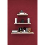 asratrend Modern 3'lü Uçan Raf Çok Amaçlı Duvar Rafı Organizer %100 MDF Kitaplık Mutfak Banyo Rafı DRF05