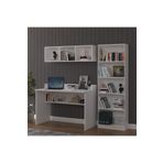 asratrend Modern Çalışma Masası Seti %100 MDF Bilgisayar Ders Ofis Masası Kitaplık ÇMT001