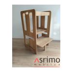 Asrimo mobilya Ahşap Öğrenme Kulesi - Ceviz